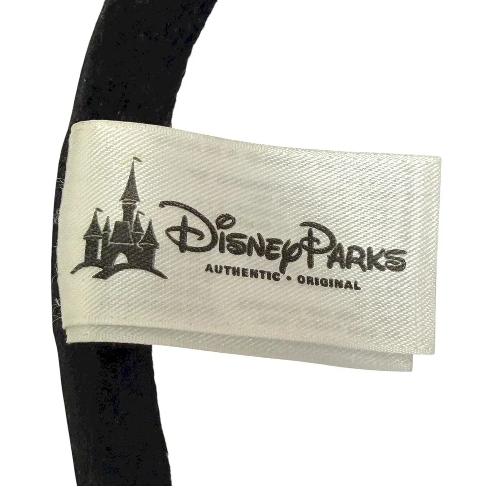 Disney Parks Minnie Mouse Glittery Super Pink & Silver Polka Dots Bow Headband